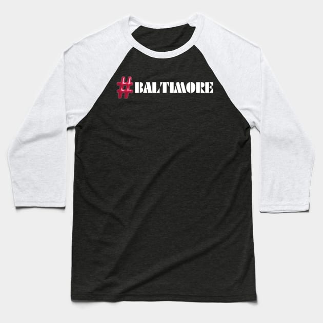#BALTIMORE SET Baseball T-Shirt by The C.O.B. Store